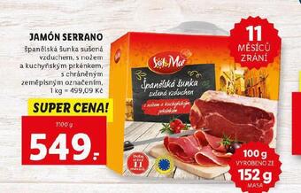 Lidl Jamón serrano nabídka