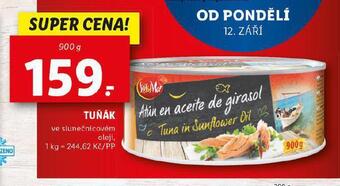 Lidl Tuňák nabídka