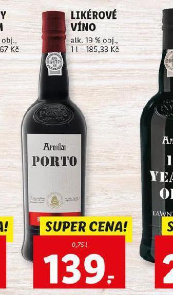 Lidl Likérové víno nabídka