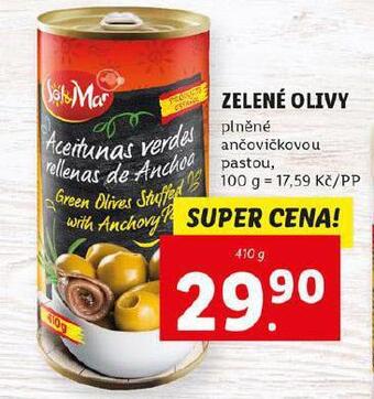Lidl Zelené olivy nabídka