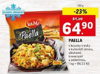 Lidl Paella nabídka