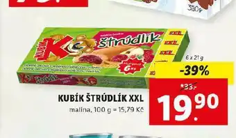 Lidl Kubík štrúdlík nabídka