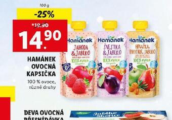 Lidl Hamánek ovocná kapsička nabídka