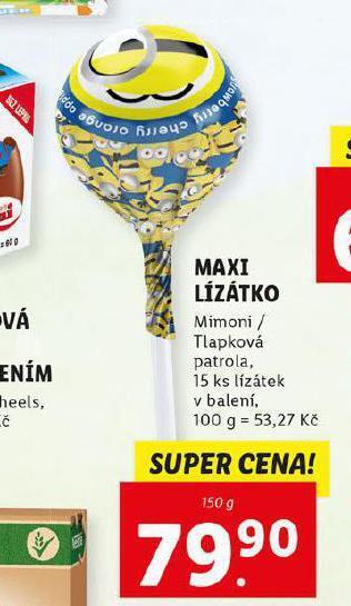 Lidl Maxi lízátko nabídka