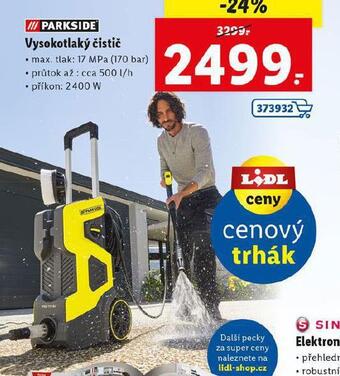 Lidl Vysokotlaký čistič nabídka