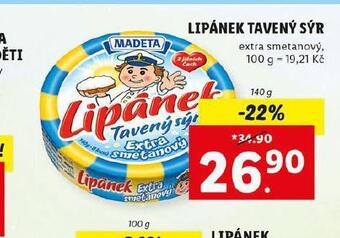 Lipánek tavený sýr