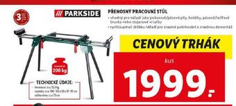 Lidl Přenosný pracovní stůl nabídka