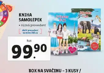 Lidl Kniha samolepek nabídka