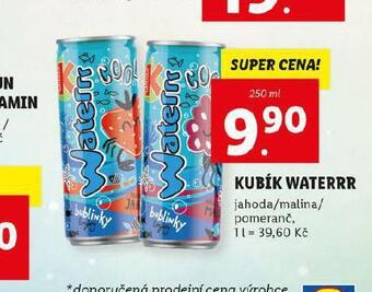 Lidl Kubík waterrr nabídka