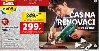 Lidl Horkovzdušná pistole nabídka