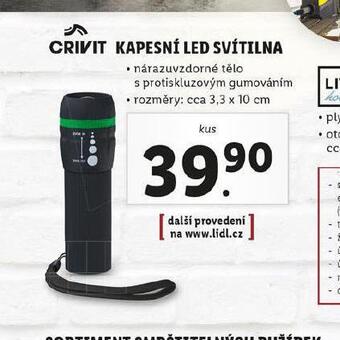 Lidl Kapesní led svítilna nabídka