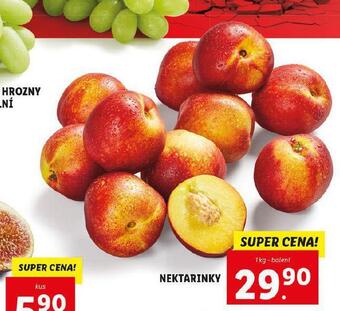 Lidl Nektarinky nabídka