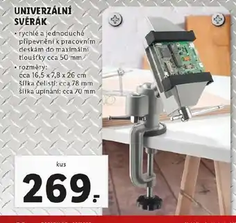 Lidl Univerzální svěrák nabídka