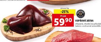 Lidl Vepřová játra nabídka