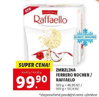 Lidl Zmrzlina raffaello nabídka