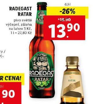 Lidl Pivo radegast nabídka