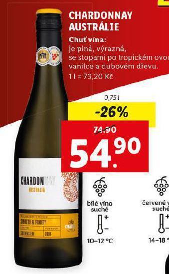 Lidl Chardonnay nabídka
