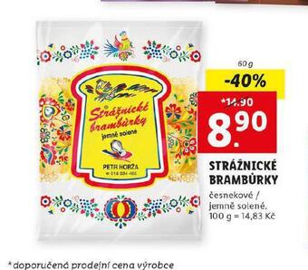 Lidl Strážnické brambůrky nabídka