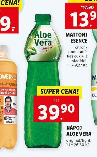 Lidl Nápoj aloe vera nabídka