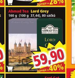 Norma Ahmad tea lord grey nabídka