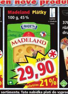 Norma Madeland plátky nabídka