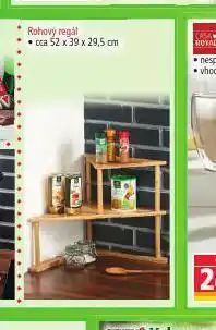 Rohový regál