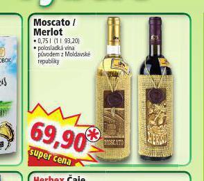 Norma Moscato / merlot nabídka