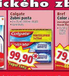 Norma Colgate zubní pasta nabídka