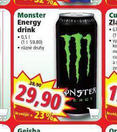 Norma Monster energy drink nabídka
