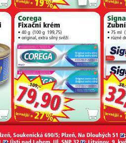 Norma Corega fixační krém nabídka