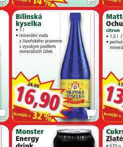 Norma Bílinská kyselka nabídka