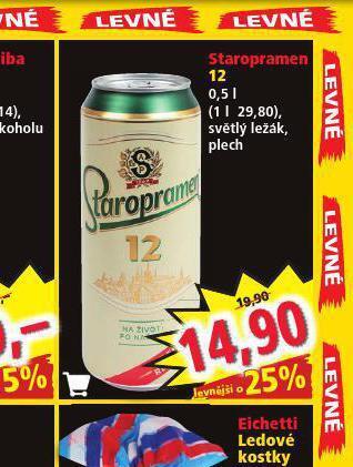 Norma Pivo staropramen 12 nabídka