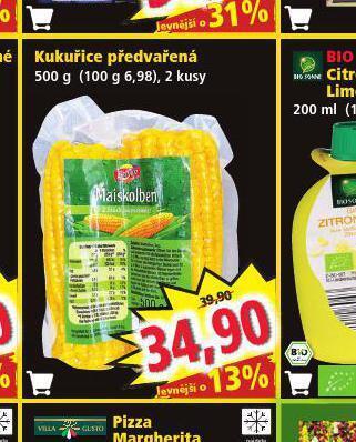 Norma Kukuřice předvařená nabídka