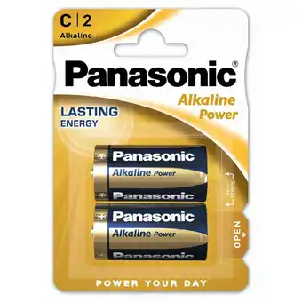 Panasonic alkaline power c baterie