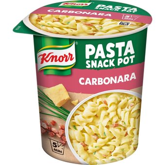 Knorr snack těstoviny carbonara se sýrovou omáčkou a slaninou