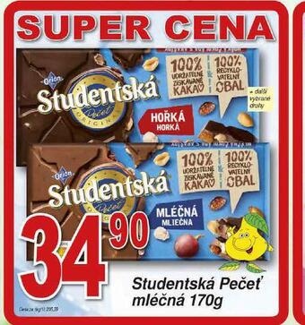 Lidl Orion studentská pečeť nabídka