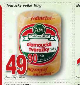 Lidl Tvarůžky velké nabídka