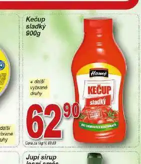Lidl Hamé kečup nabídka