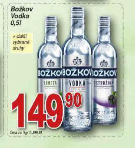 Lidl Božkov vodka nabídka