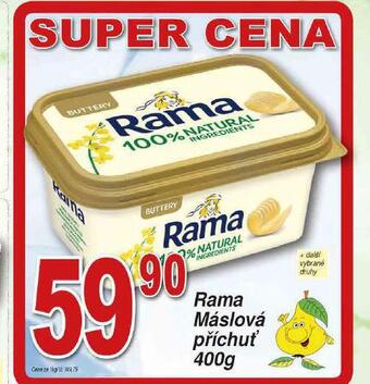 Lidl Rama máslová příchuť nabídka