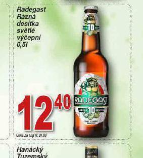 Lidl Pivo radegast rázná 10 nabídka