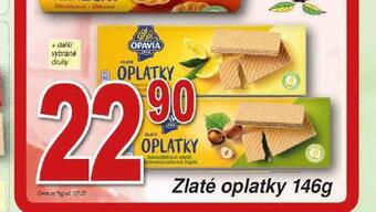 Lidl Zlaté oplatky nabídka