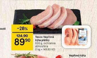 Tesco Vepřová kýta plátky nabídka