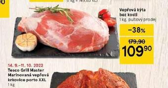 Tesco Vepřová kýta bez kosti nabídka