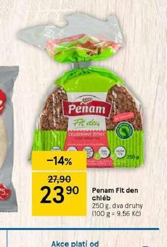 Tesco Penam fit den chléb nabídka