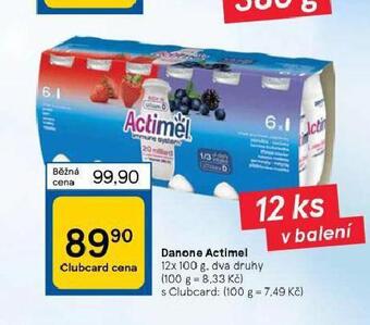 Tesco Danone actimel nabídka