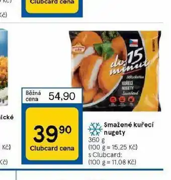 Tesco Smažené kuřecí nugety nabídka