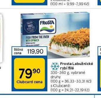 Tesco Frostal labužnické rybí filé nabídka