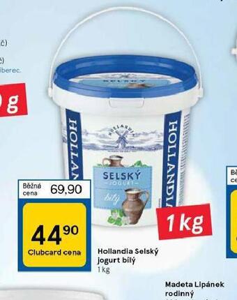 Tesco Hollandia selský jogurt bílý nabídka