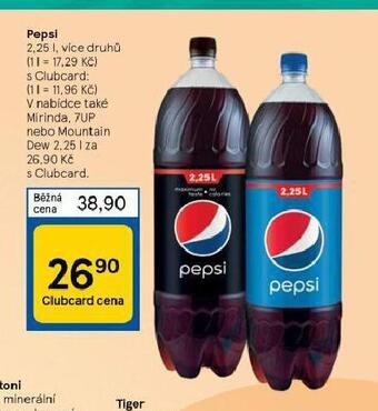 Tesco Pepsi 2,25l nabídka